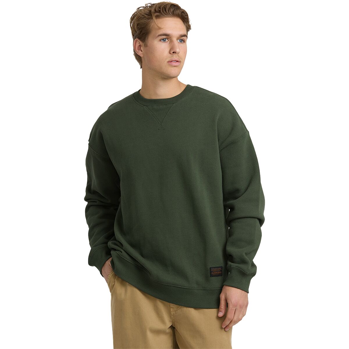 Billabong Billabong Men's Fort Garage Crew Sweatshirt in Olive - Size: Small - $45.57 at Steep and Cheap