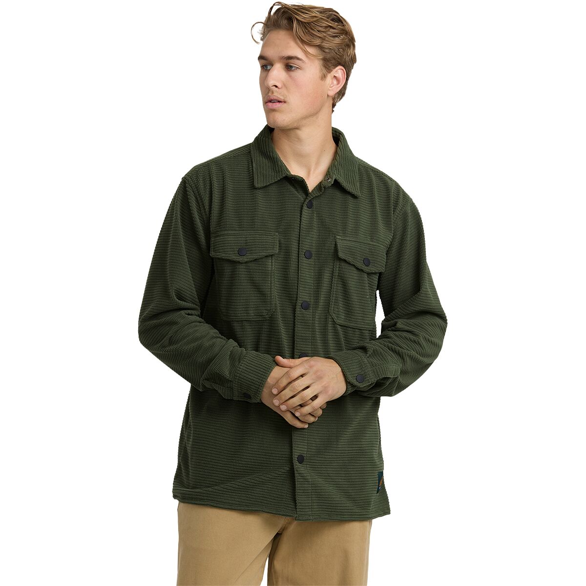 Billabong Men's Ridge Flannel Shirt in Flat - Size: Medium