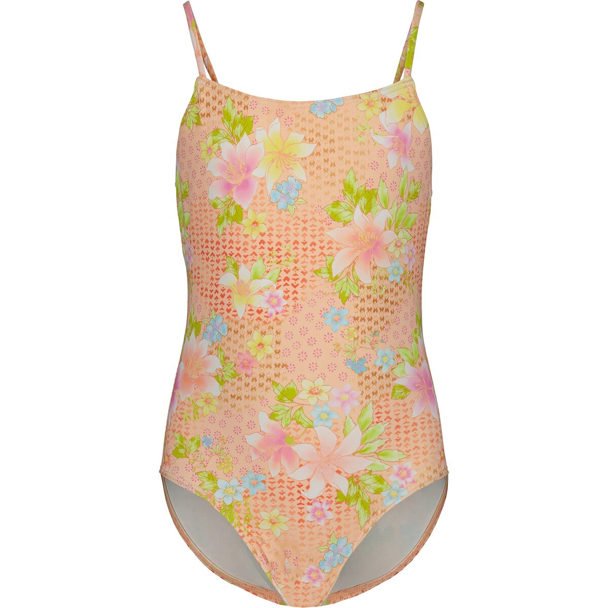 Billabong Billabong Girl's Crazy For Coral One-Piece Swimsuit in Soft Peach - Size: 6 - $38.32 at Steep and Cheap