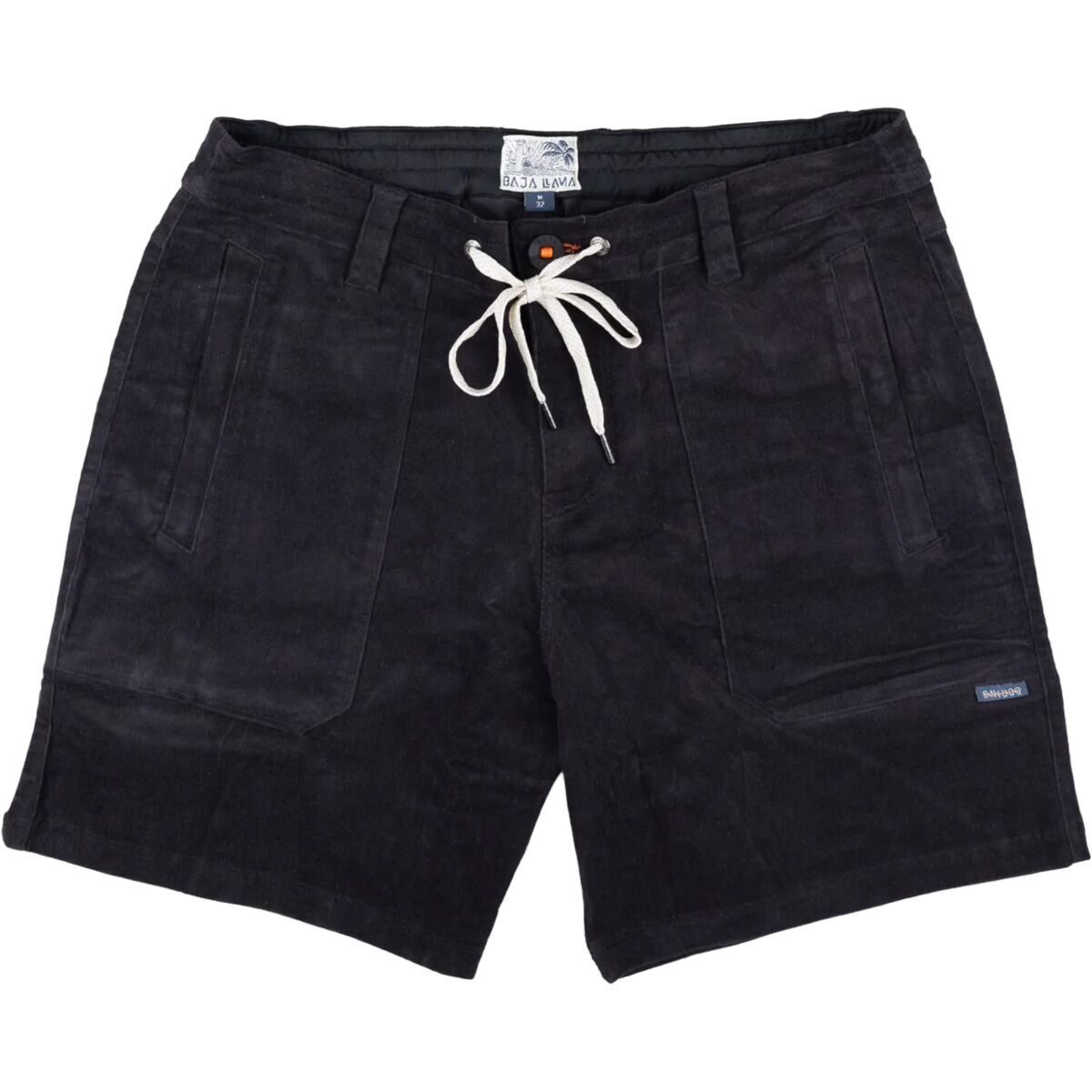 Baja Llama Men's Arroyo 7in Stretch Corduroy Walkshorts in Charcoal - Size: XL