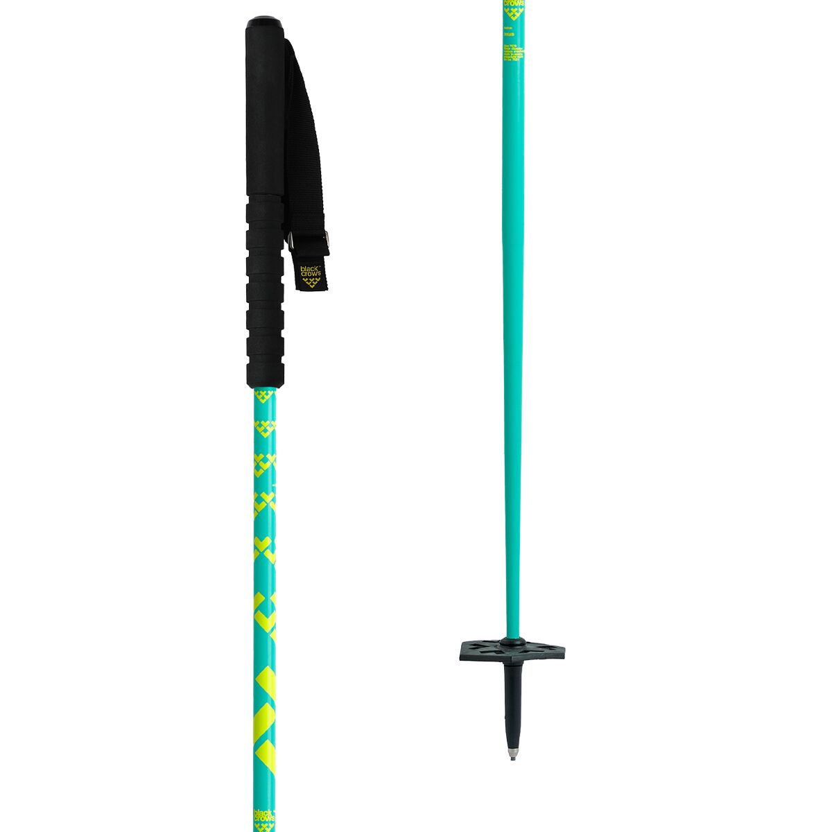 Black Crows Black Crows Oxus Ski Pole in Green / Yellow - Size: 130cm - $111.75 at Steep and Cheap