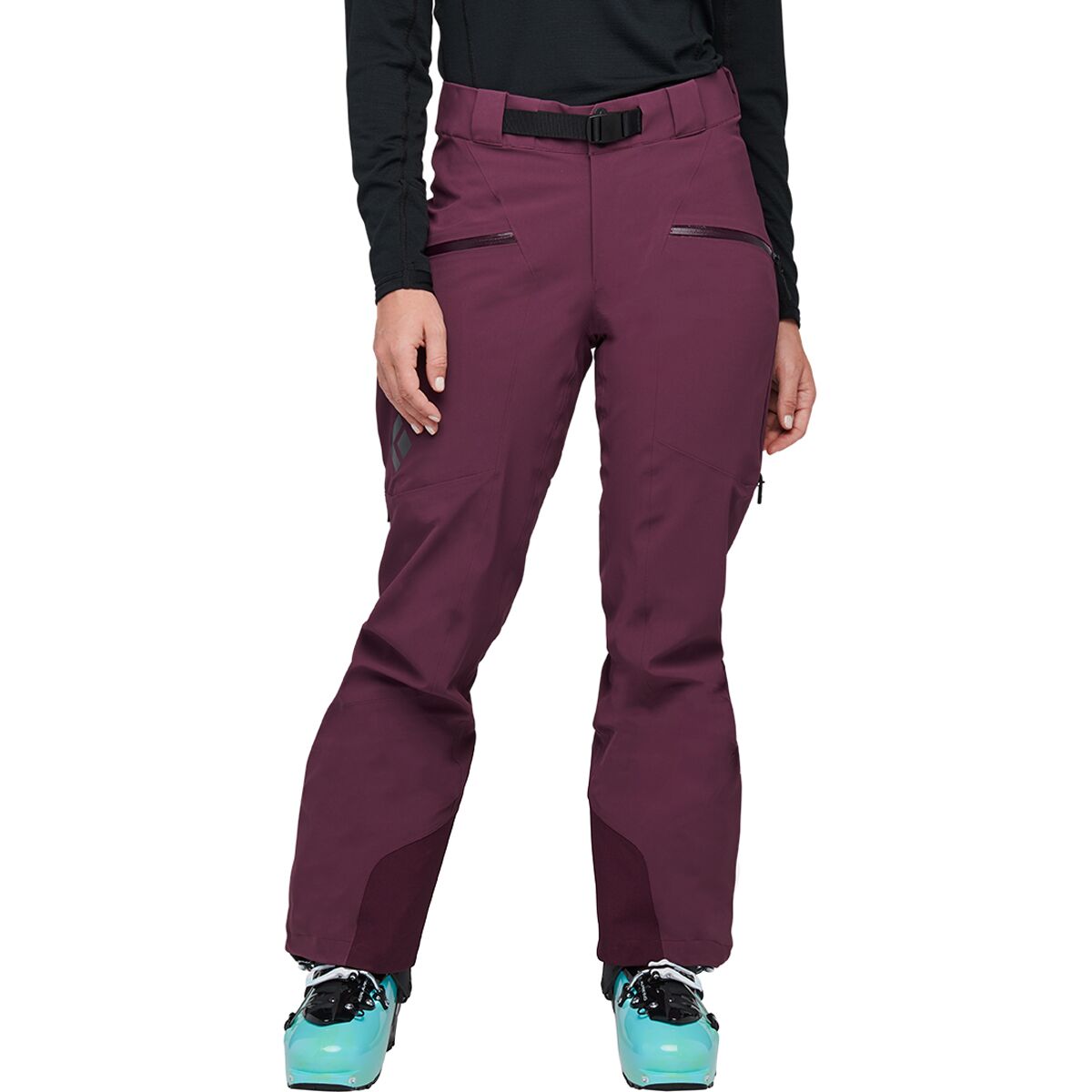 Black Diamond Women's Recon Stretch Ski Pant in Blackberry - Size: Small