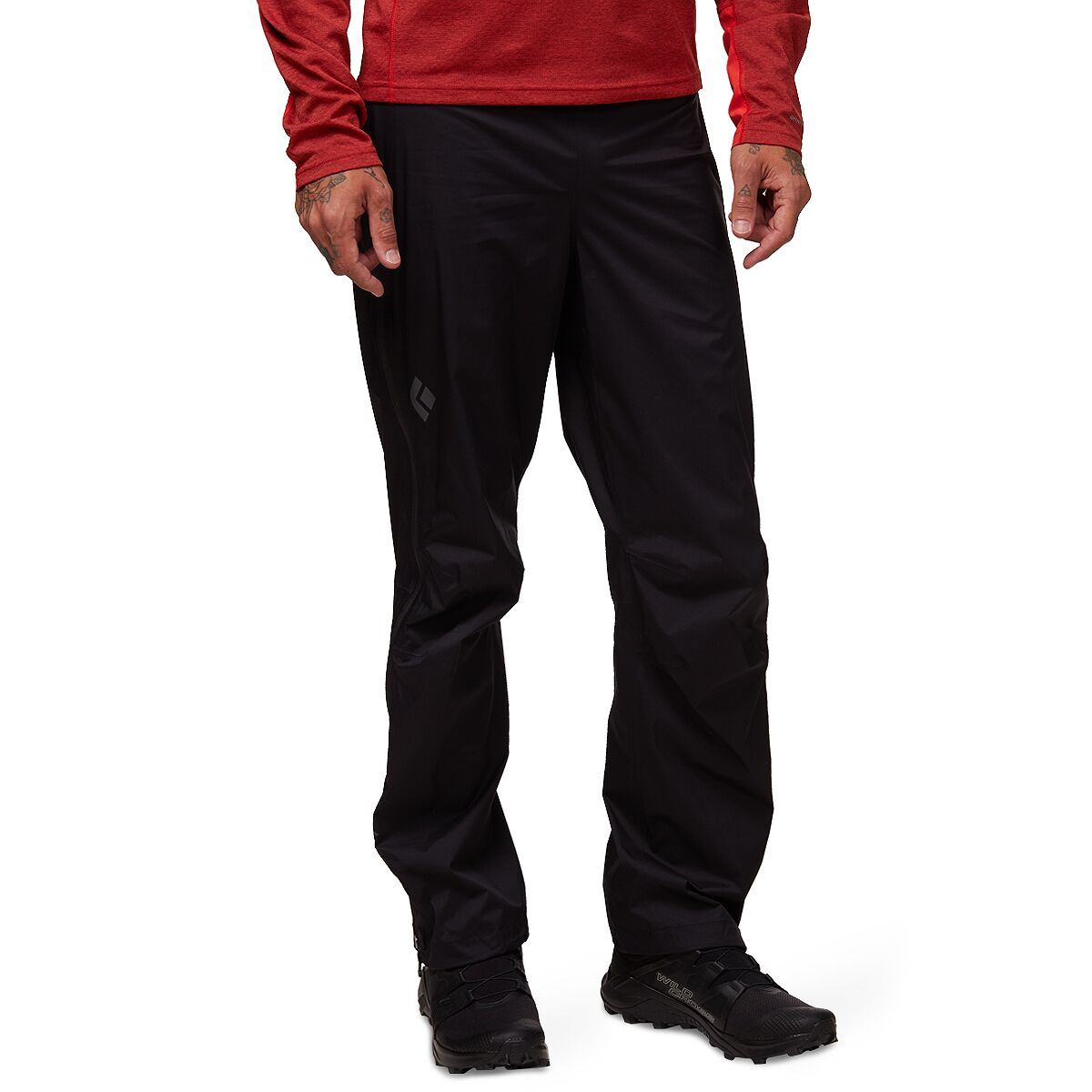 Black Diamond Men's Stormline Stretch Full Zip Rain Pant - Size: XS in Long