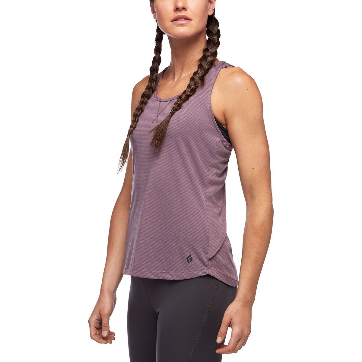 Black Diamond Women's Splitter Tank Top in Pewter Stripe - Size: XS