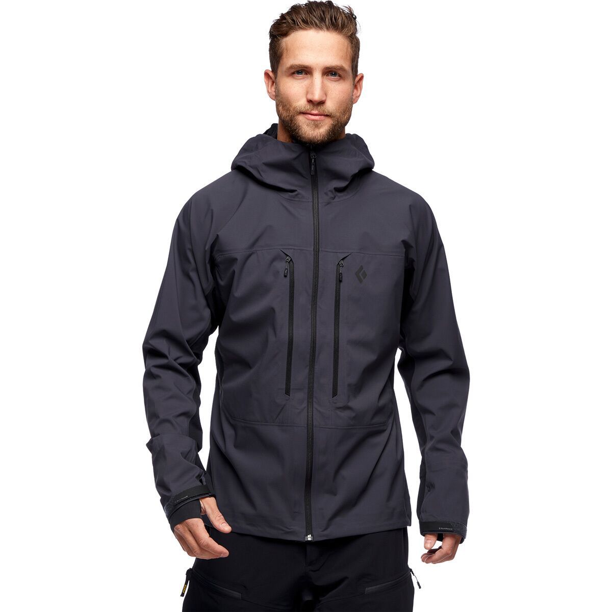 Black Diamond Men's Dawn Patrol Hybrid Shell Jacket in Octane - Size: Small