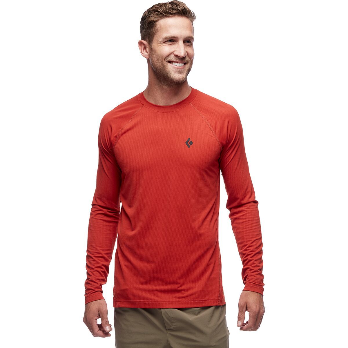 Black Diamond Men's Alpenglow Crew Long-Sleeve Shirt in Creek Blue - Size: Medium