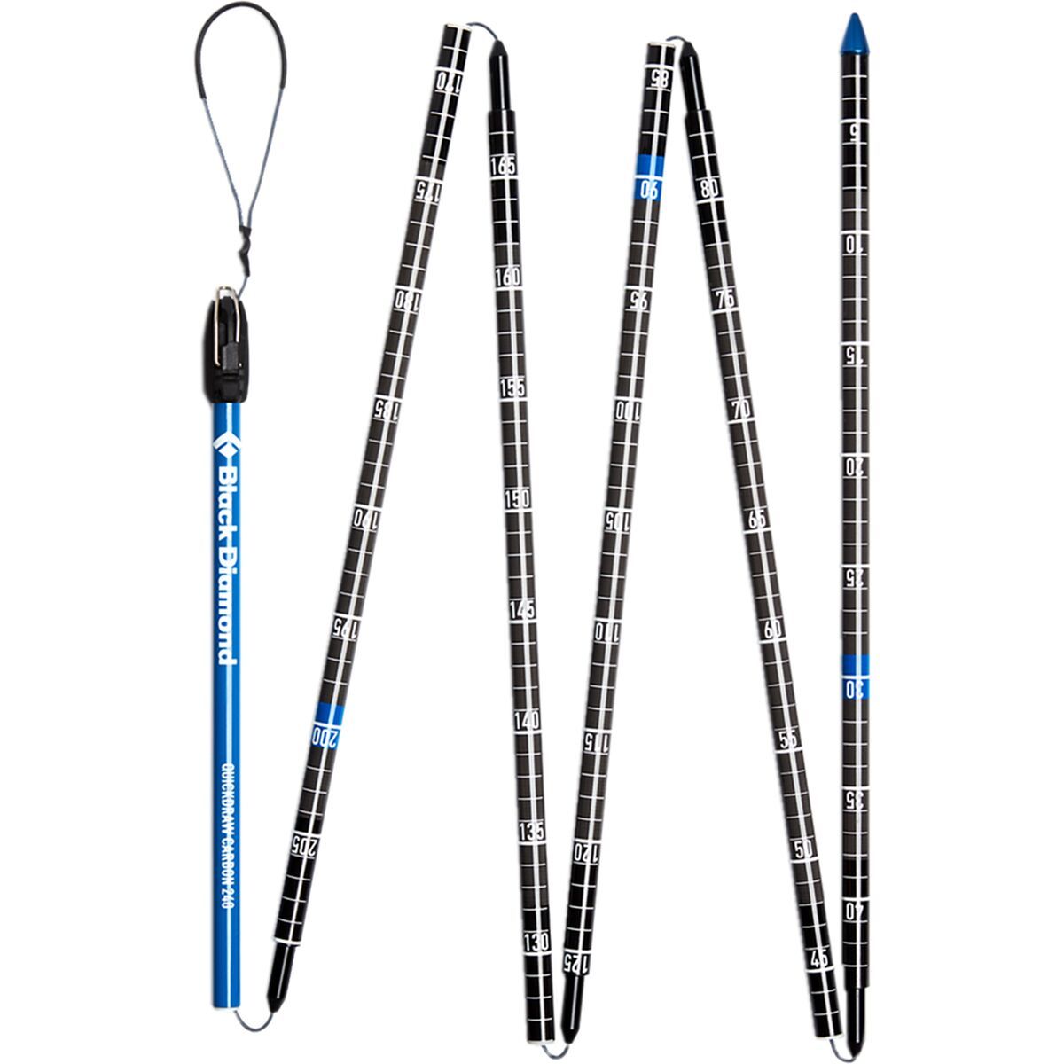 Black Diamond Quickdraw Carbon Probe 240 - Size: 240cm