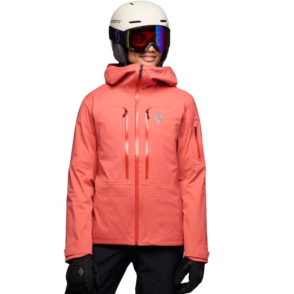Black Diamond Black Diamond Women's Recon LT Shell Jacket in Baja Sunrise - Size: Small - $336.75 at Steep and Cheap