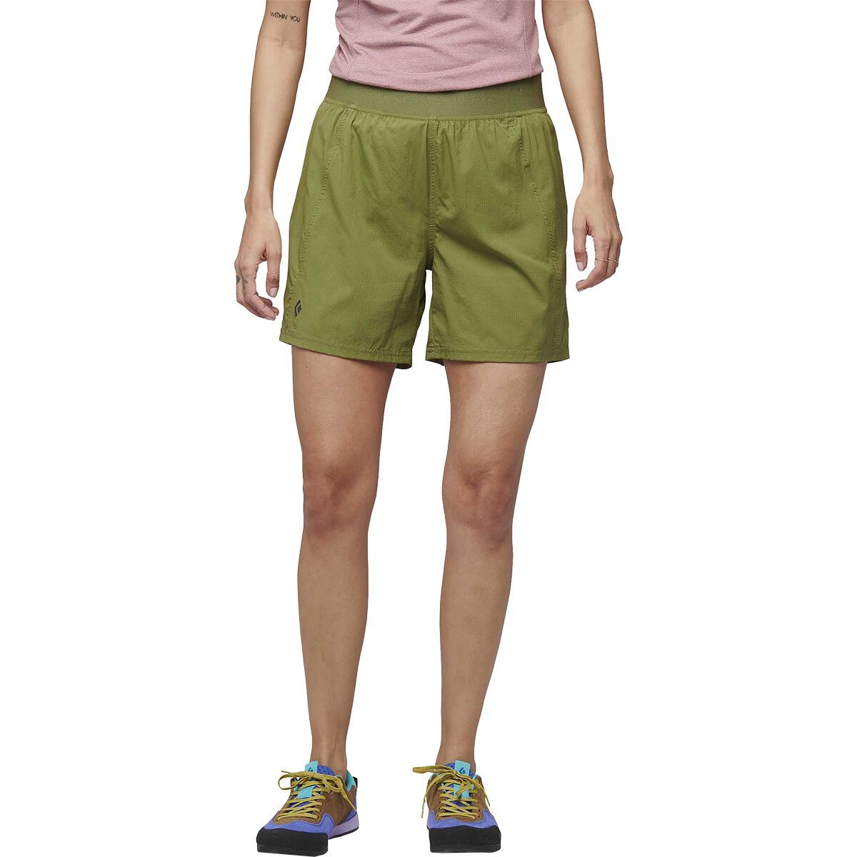 Black Diamond Women's Sierra LT Shorts in Crag Green - Size: XL
