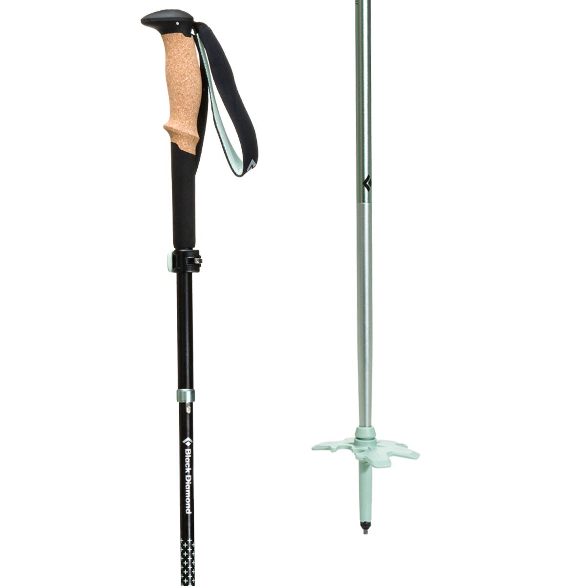 Black Diamond Pursuit FLZ Trekking Poles in Foam Green - Size: M in L