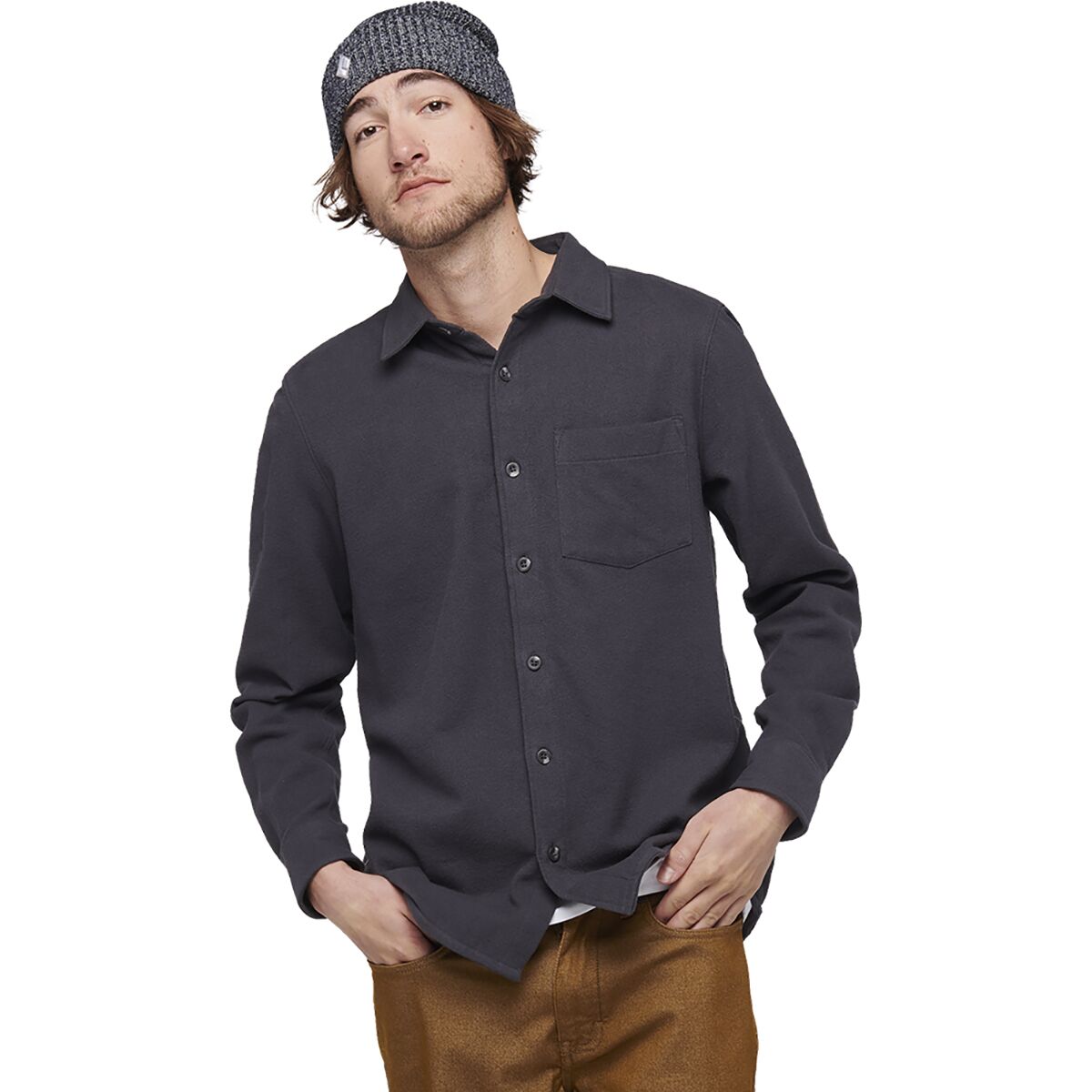Black Diamond Black Diamond Men's Project Flannel in Steel Grey - Size: Small - $59.40 at Steep and Cheap