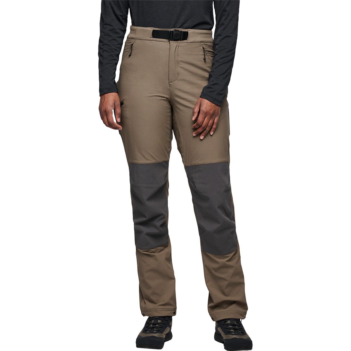 Black Diamond Women's Alpine Hybrid Pant in Walnut / Anthracite - Size: 6
