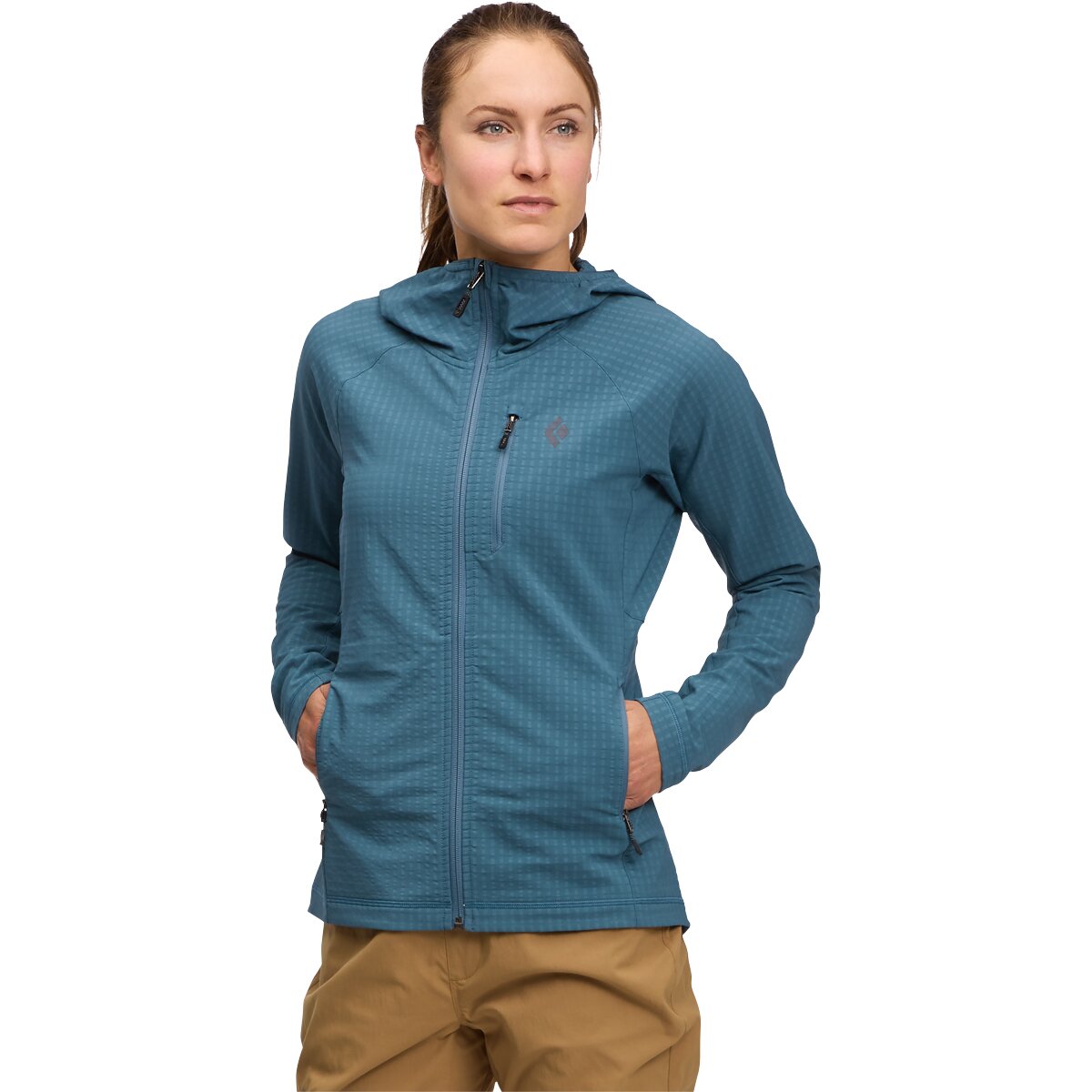 Black Diamond Black Diamond Women's Coefficient Storm Hooded Jacket in Creek Blue - Size: Large - $135.00 at Steep and Cheap