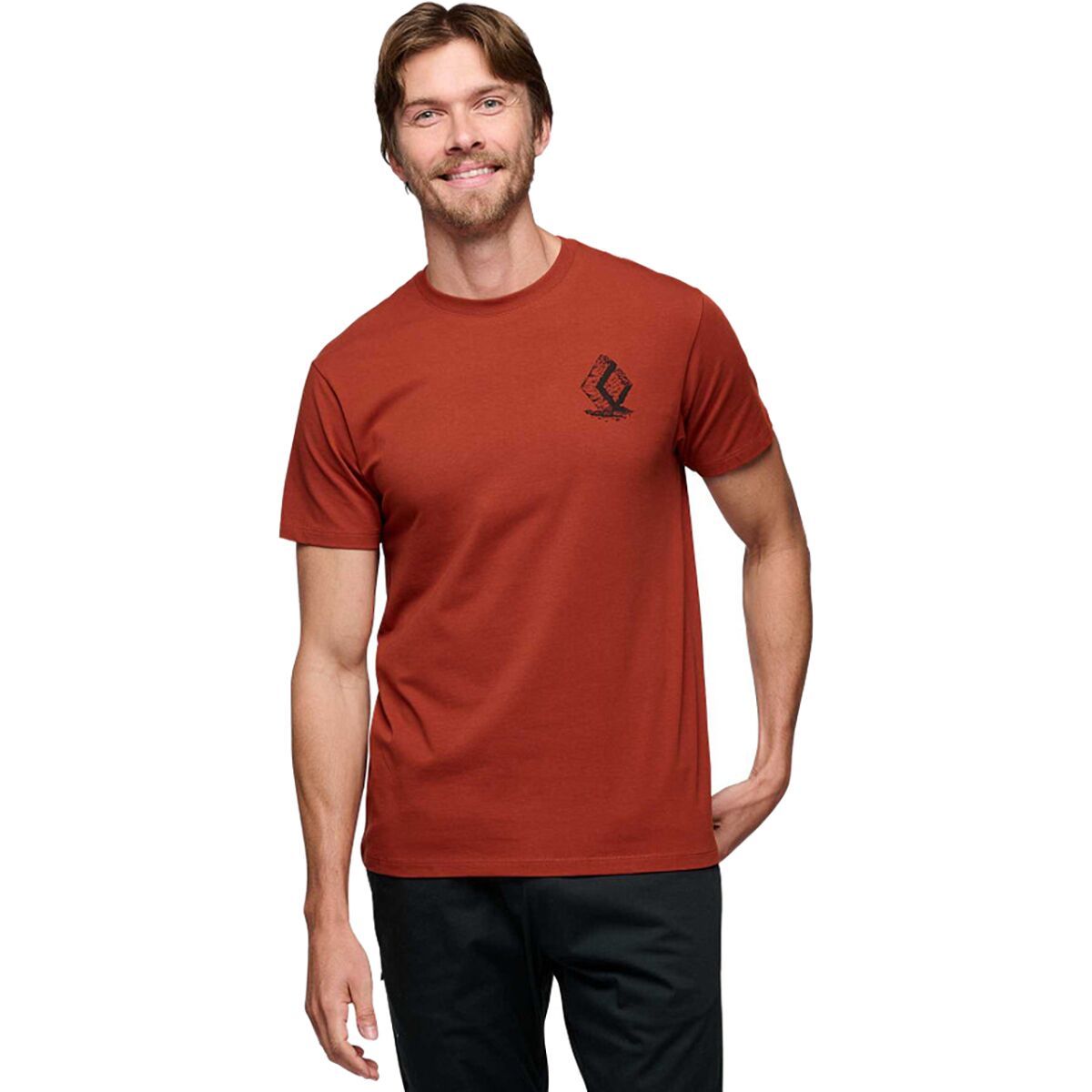 Black Diamond Men's Boulder T-Shirt in Camp Green - Size: Small