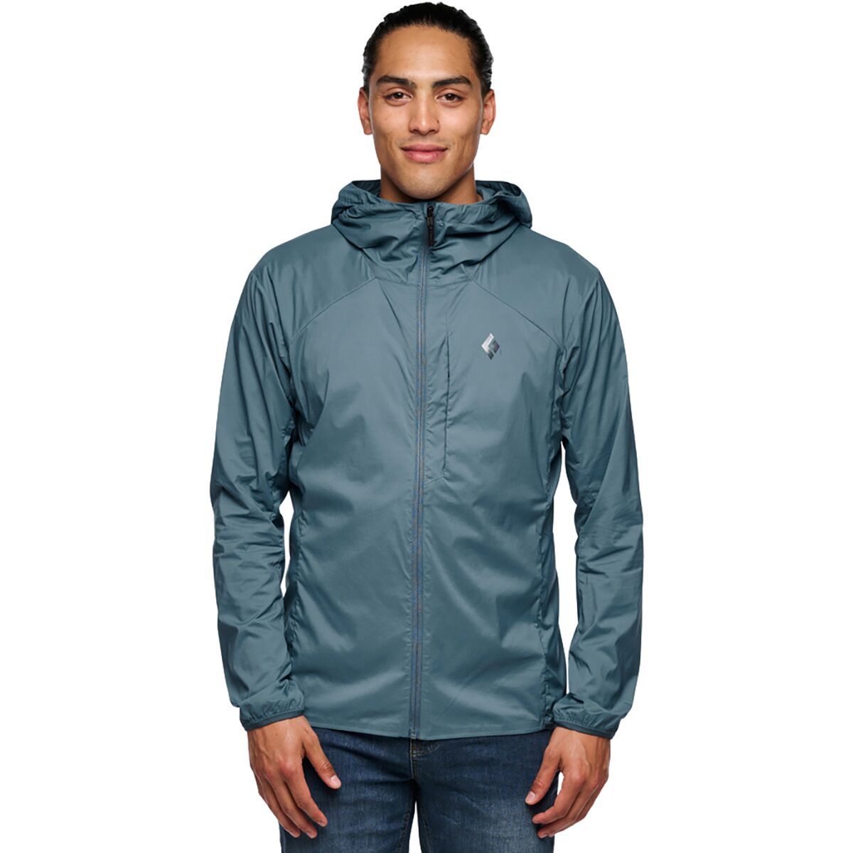 Black Diamond Men's Alpine Start Hooded Jacket in Creek Blue - Size: Medium