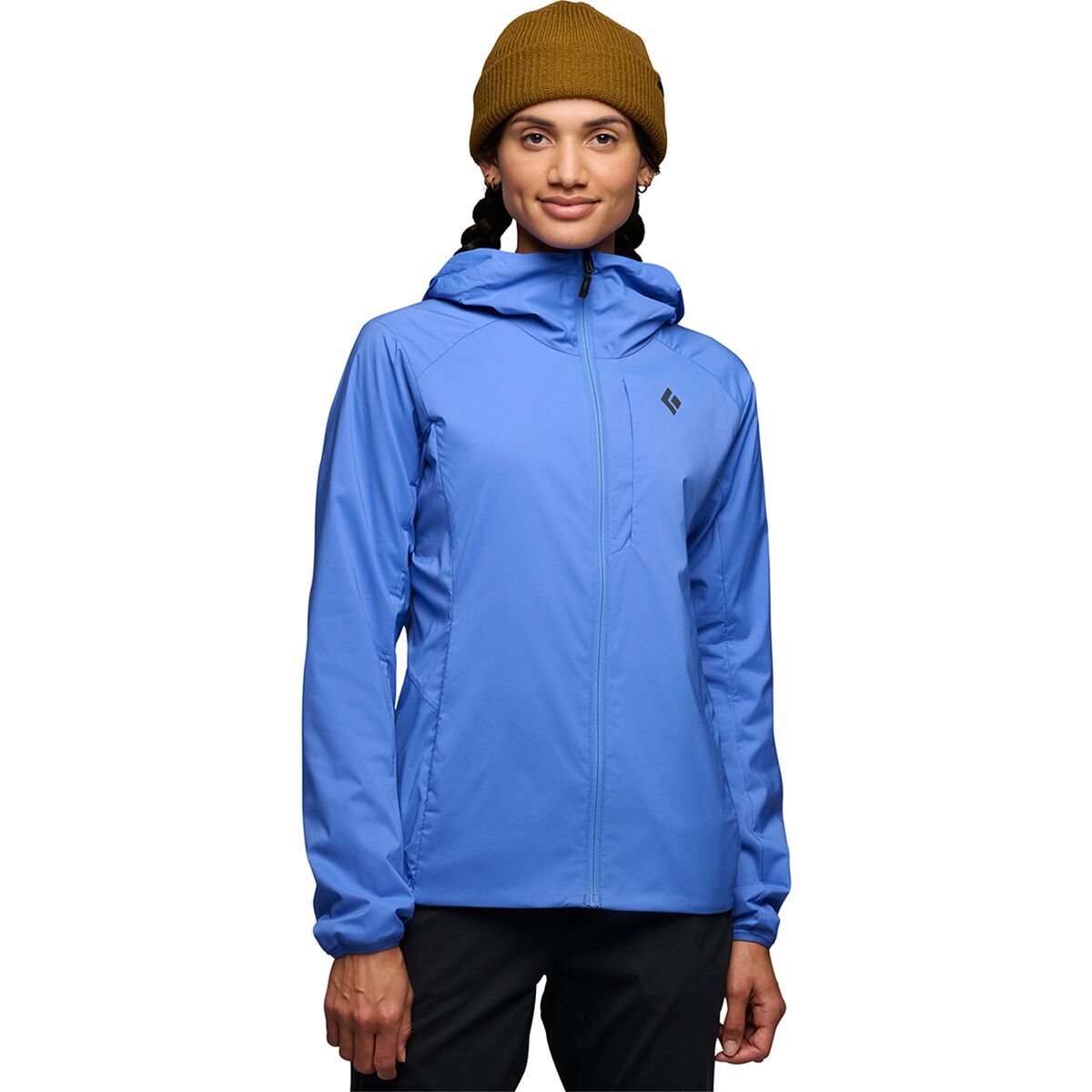 Black Diamond Women's Alpine Start Insulated Hooded Jacket in Belay Blue - Size: Large
