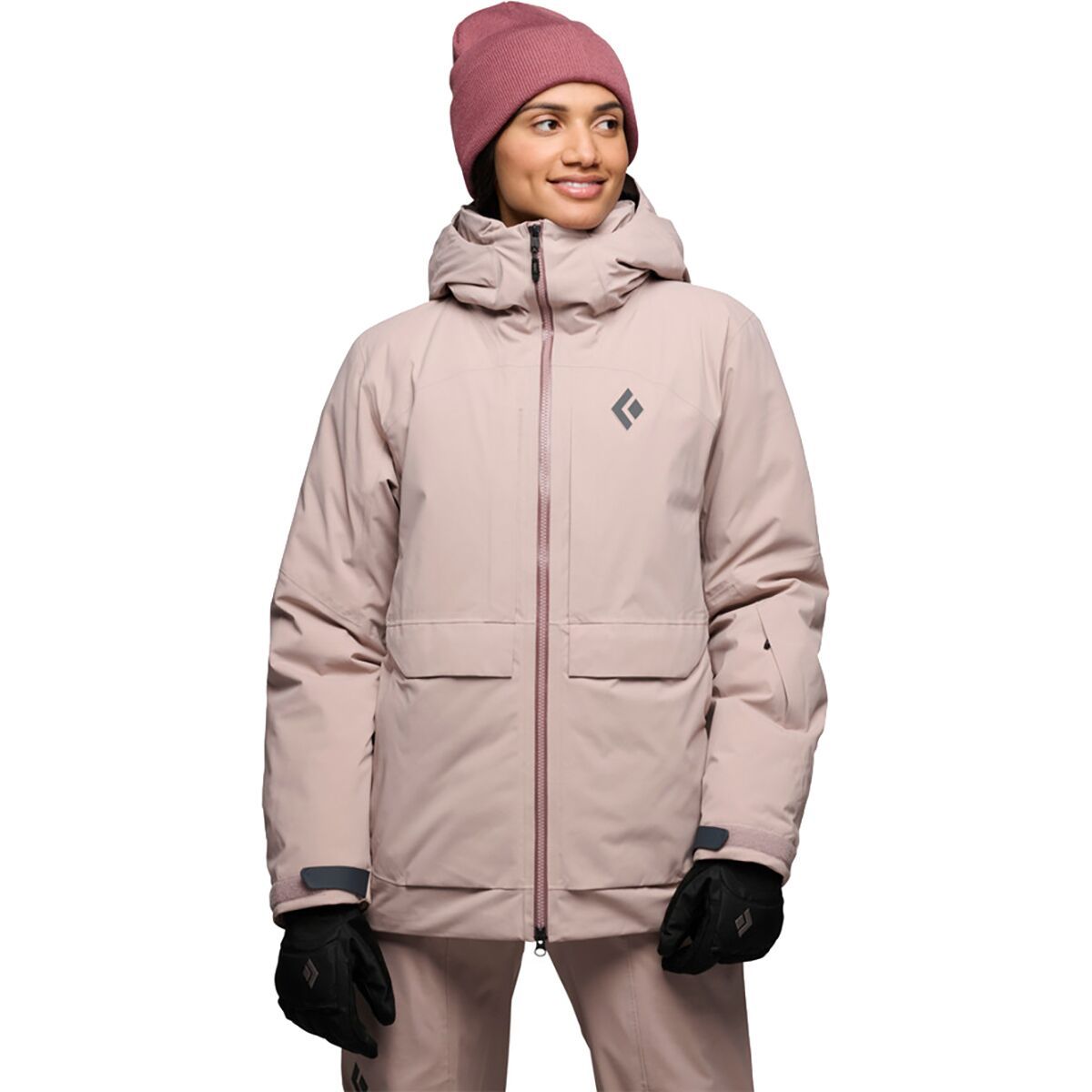 Black Diamond Women's Factor Insulated Parka in Pale Mauve - Size: XL
