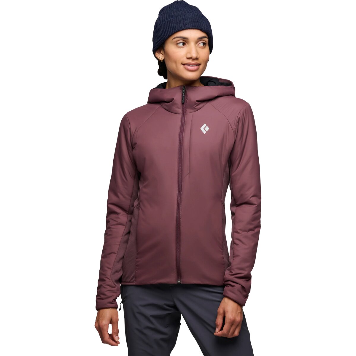 Black Diamond Women's First Light Hybrid Hooded Jacket in Fig - Size: XL