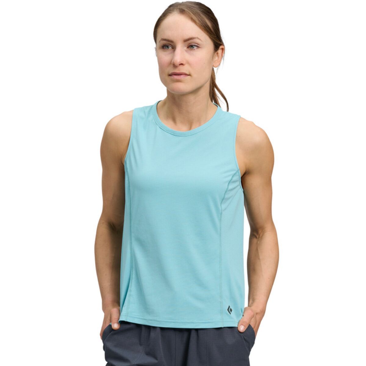 Black Diamond Women's Distance Tech Tank Top in Glacier - Size: Small