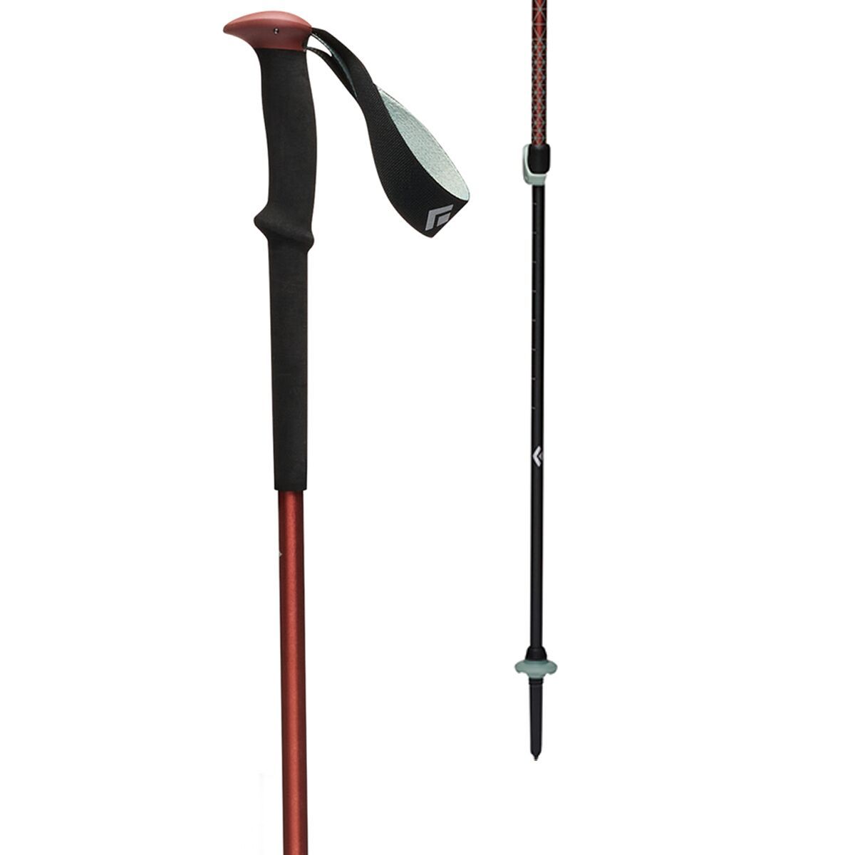 Black Diamond Trail Trekking Poles in Iron Red
