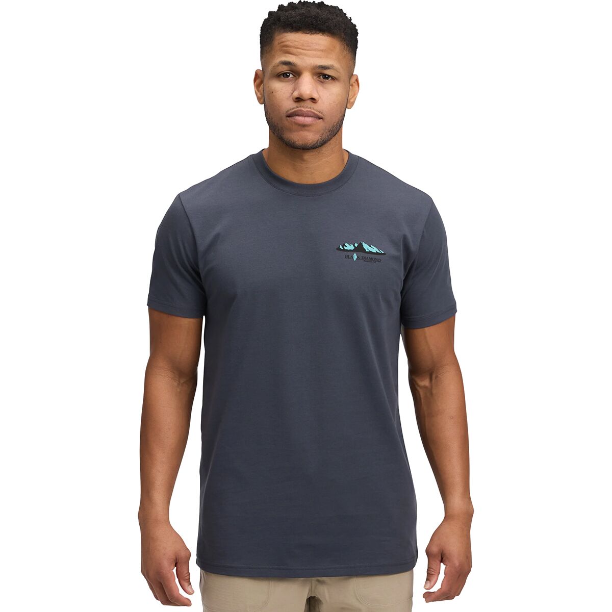 Black Diamond Men's Mountainscape T-Shirt in Charcoal - Size: Small