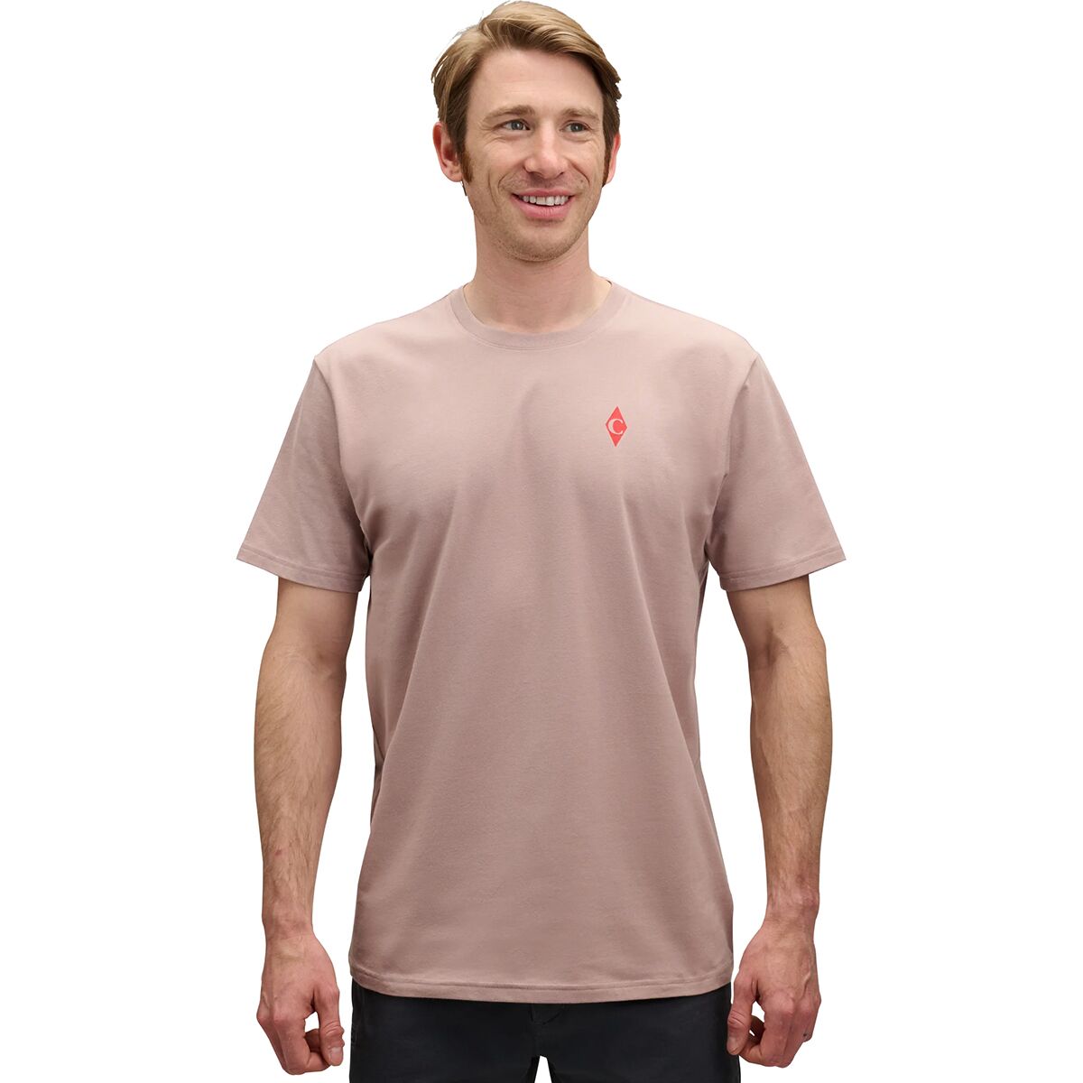 Black Diamond Men's Dragon Short-Sleeve T-Shirt in Pale Mauve - Size: XL