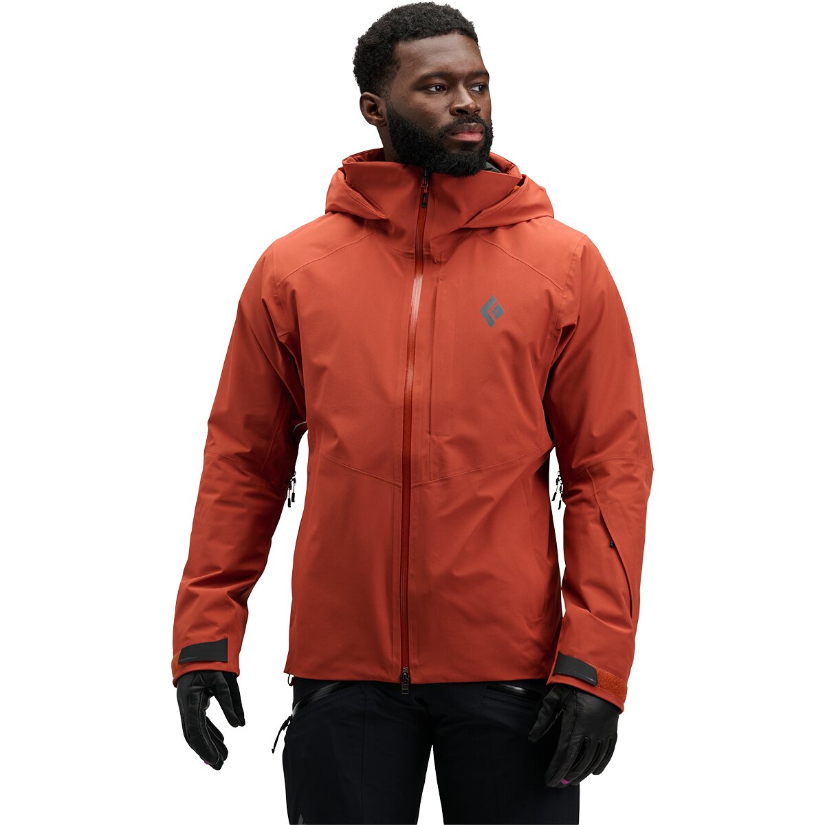 Black Diamond Black Diamond Men's Solution 1.0 Hoodie in Saffron - Size: Small - $181.35 at SteepandCheap.com