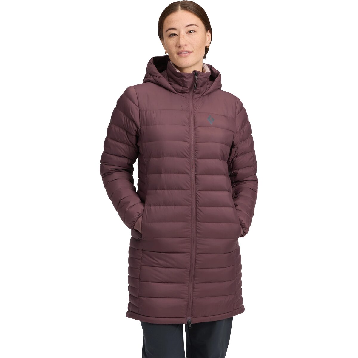 Black Diamond Black Diamond Women's Access Down Parka in Fig - Size: XL - $259.35 at Steep and Cheap