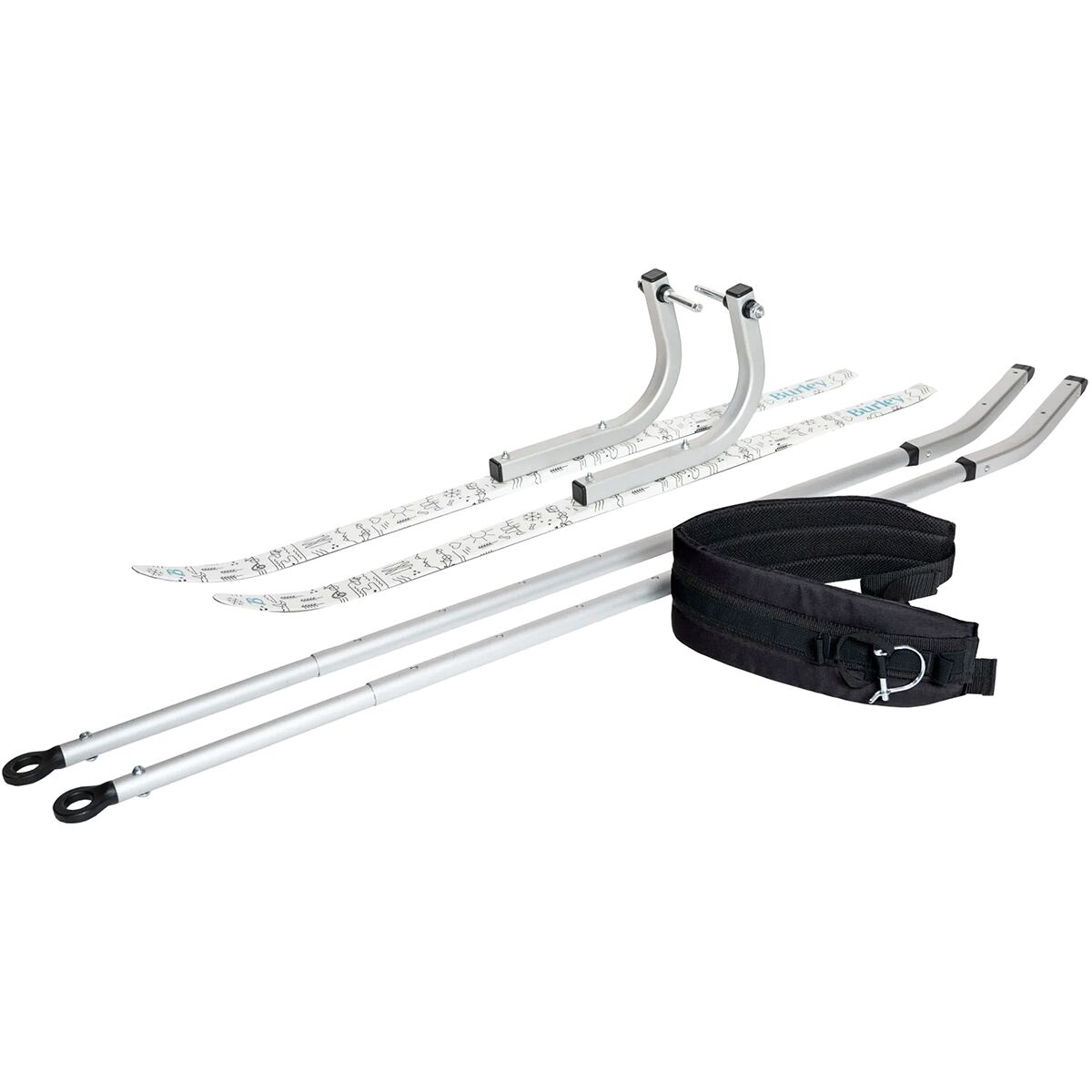 Burley Burley Ski Kit in Arctic White / Cascade Teal / Black - $230.96 at Steep and Cheap