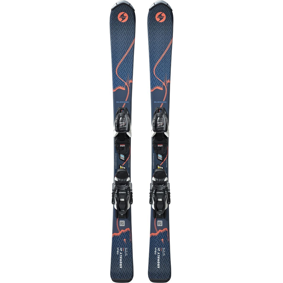 Blizzard Anomaly Jr (110-150) 7.0 Ski - 2025 - Kids' in Blue / Orange - Size: 140cm