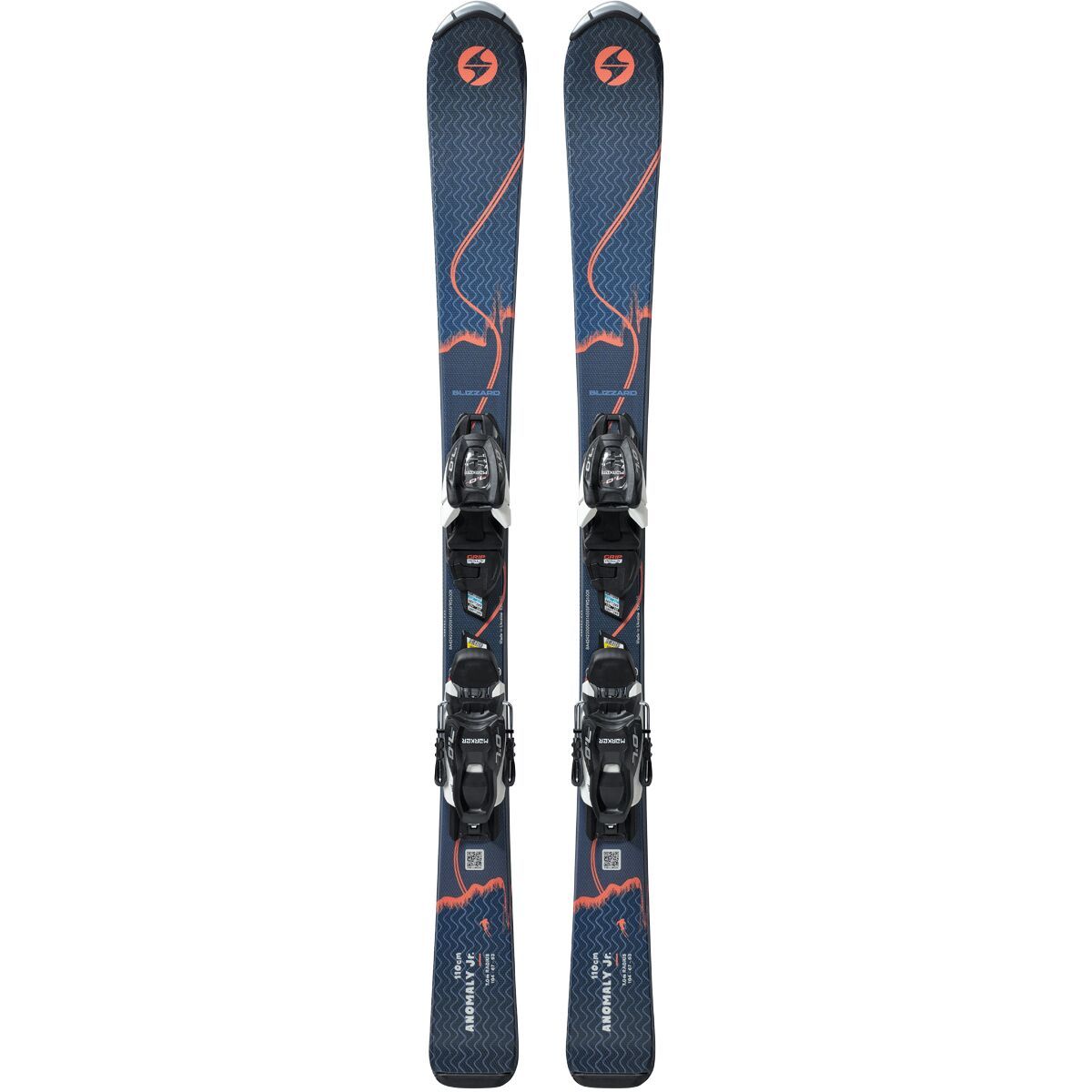 Blizzard Anomaly Jr (70-90) 4.5 Ski - 2025 - Kids' in Blue / Orange - Size: 90cm