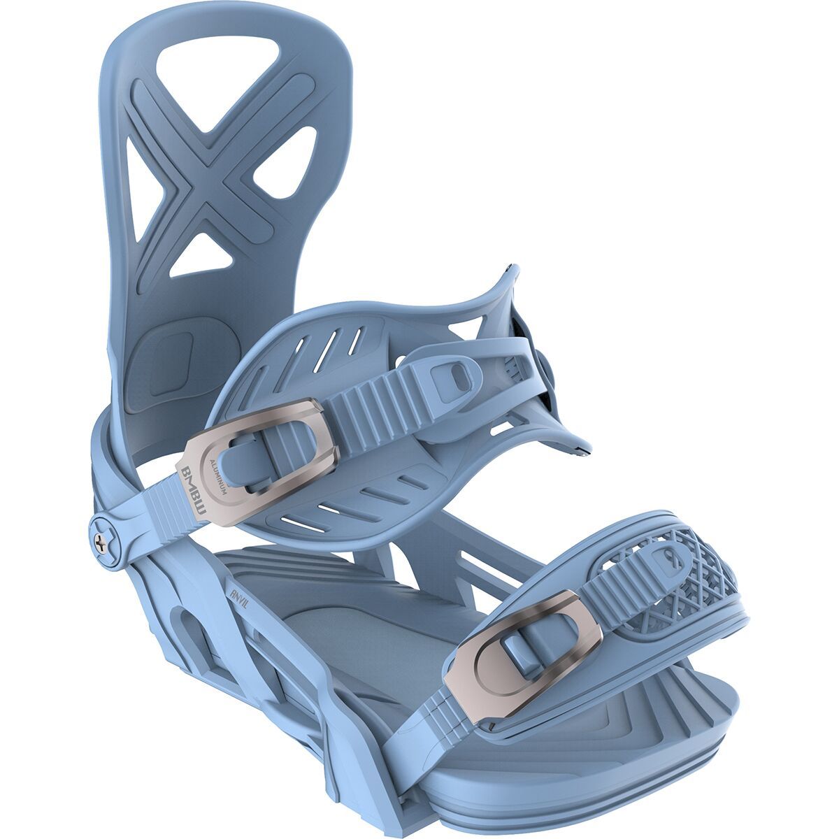 Bent Metal Anvil Snowboard Binding - 2025 in Black / Grey - Size: Large