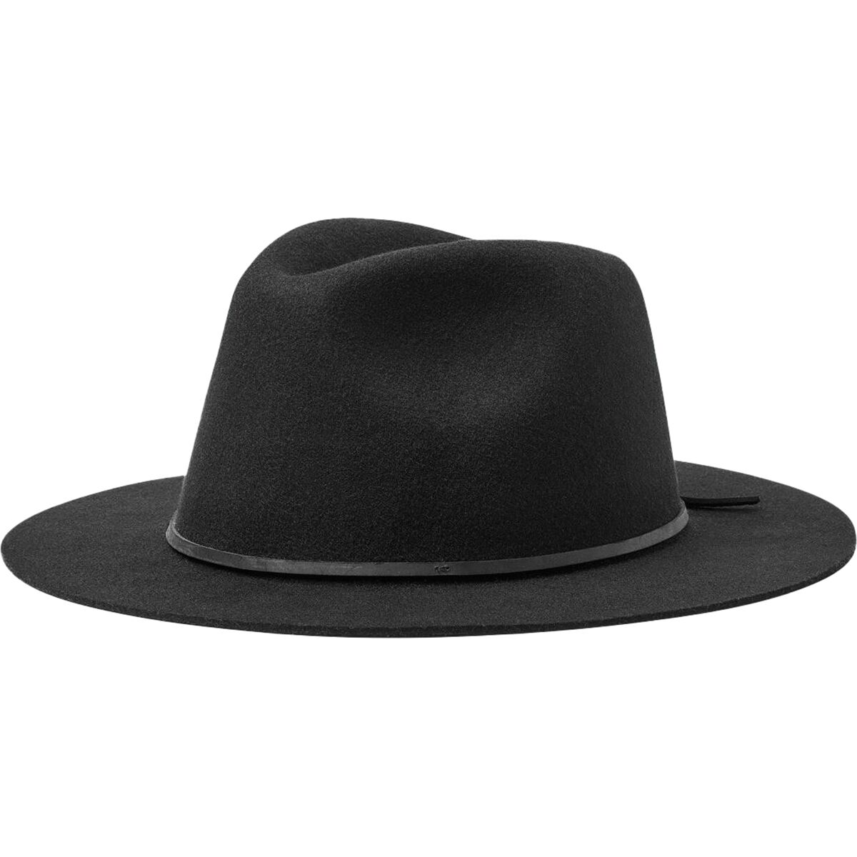 Brixton Brixton Wesley Packable Fedora in Black - Size: XS - $56.21 at SteepandCheap.com