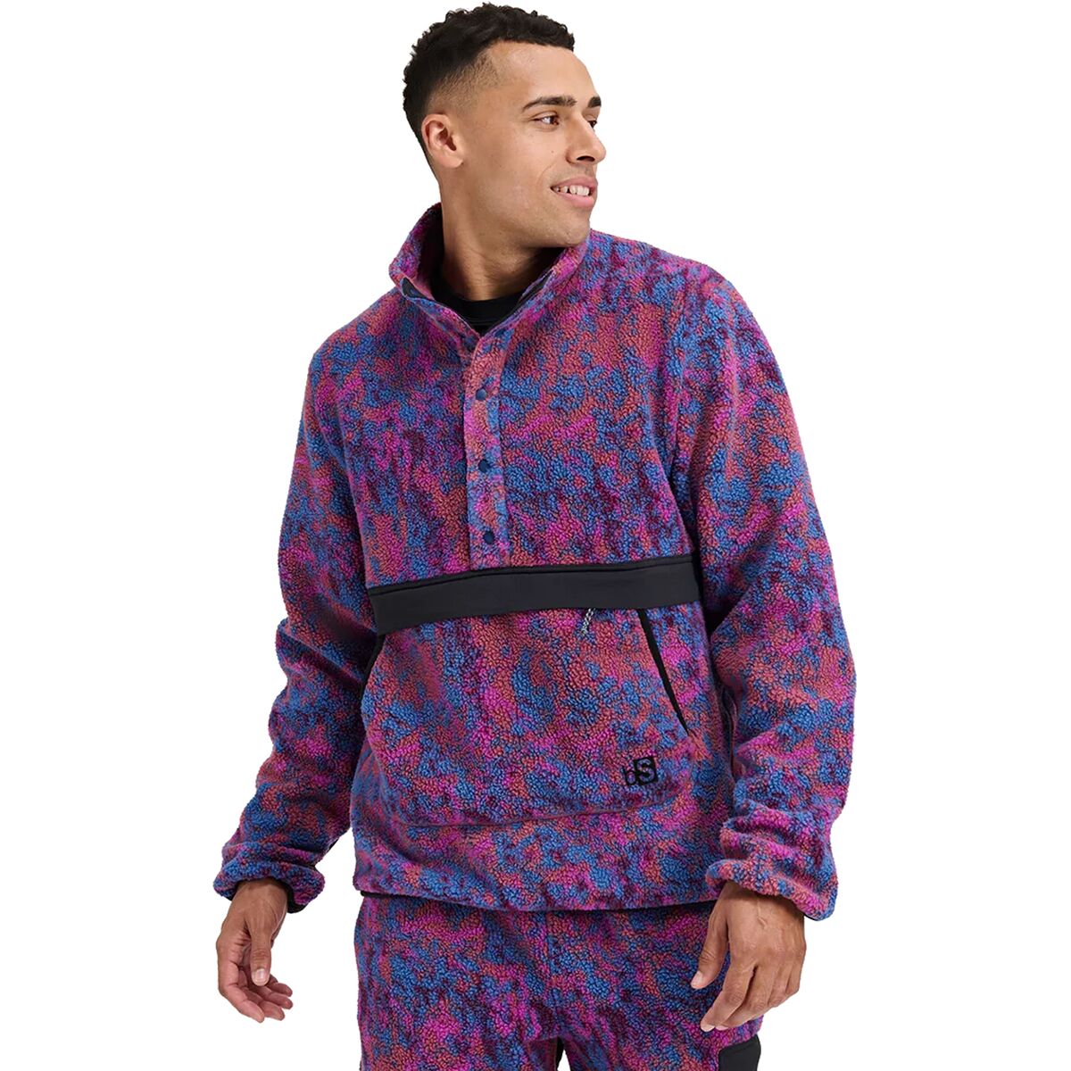 BlackStrap BlackStrap Men's Caldera 1/2-Snap Pullover in Pulse Currant - Size: Medium - $104.96 at Steep and Cheap