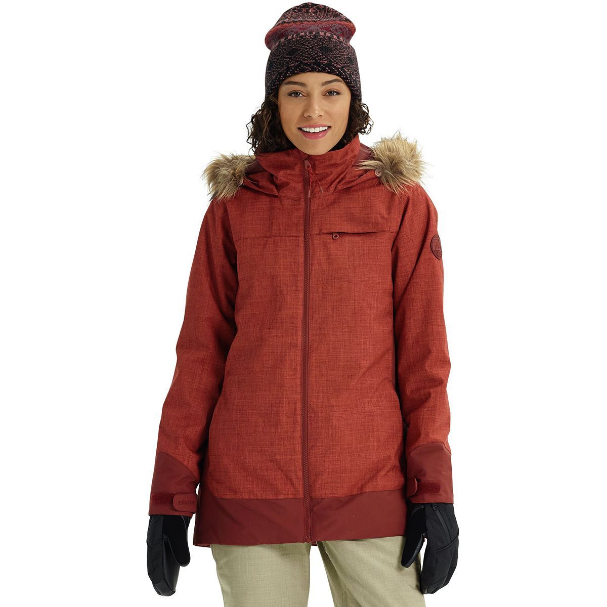 Burton Women's Lelah Jacket in True Black / Comets - Size: XS
