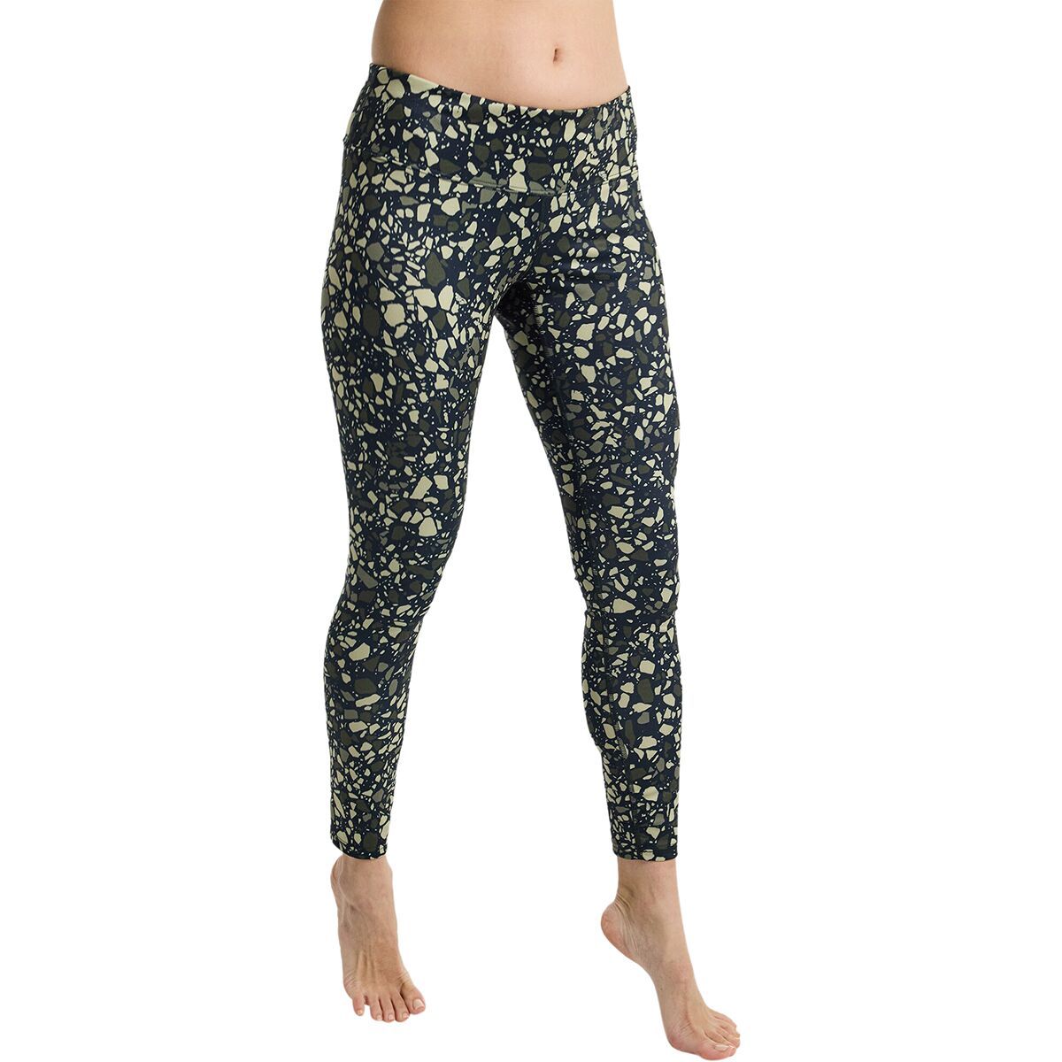Burton Women's Lightweight X Base Layer Pant in Silver Sconce / Forest Chalk - Size: XS