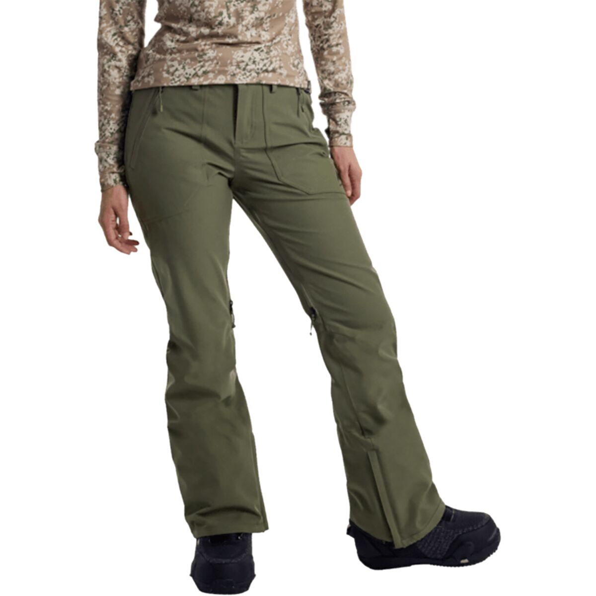 Burton Burton Women's Vida Pant in Forest Moss - Size: XL - $119.97 at Steep and Cheap