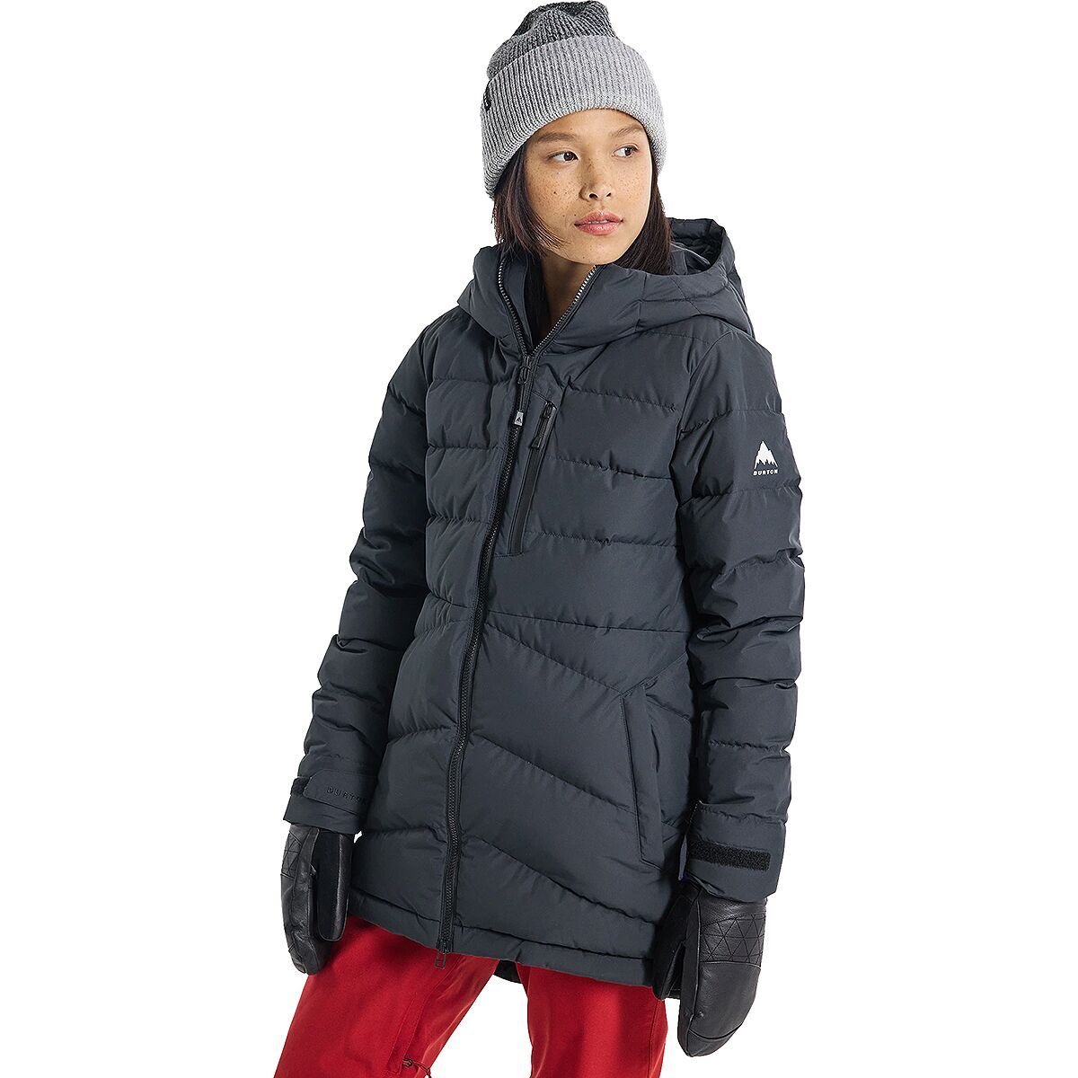 Burton Women's Loyil Down Jacket in Zebra Camo - Size: Small