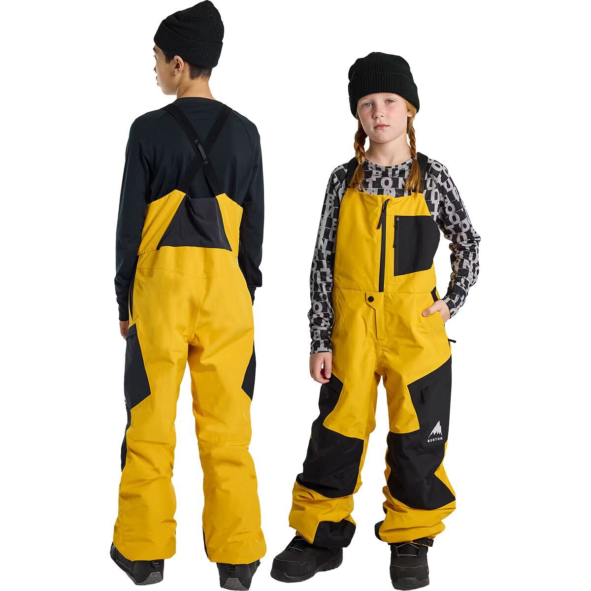 Burton Powline GORE-TEX Bib Pant - Kids' in True Black - Size: Small