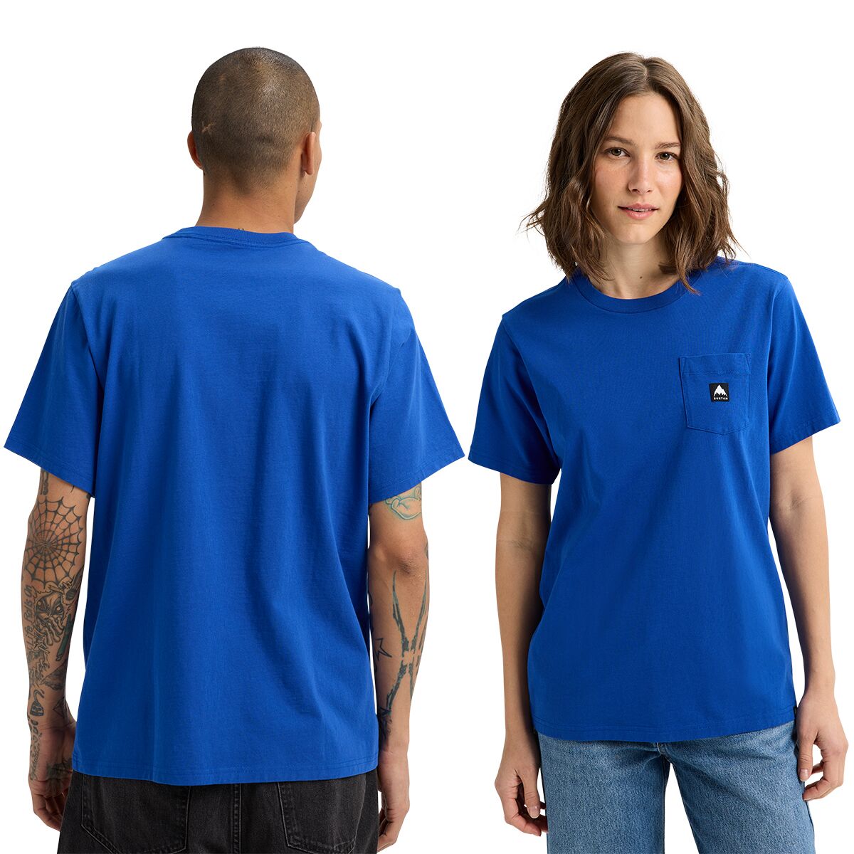 Burton Colfax Short-Sleeve T-Shirt in Jake Blue - Size: Small
