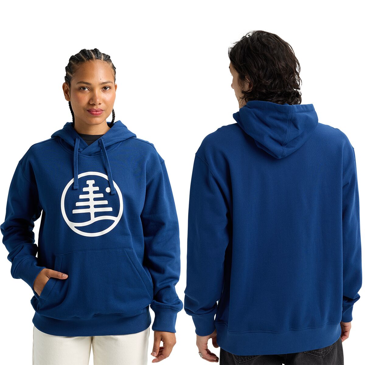 Burton Family Tree Pullover Hoodie in Nightfall - Size: Small