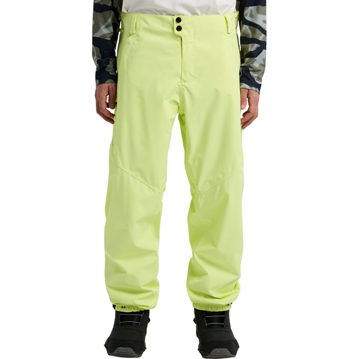 Burton Burton Men's Reserve 2L Relaxed Pant in Glow Yellow Green - Size: Medium - $115.47 at Steep and Cheap