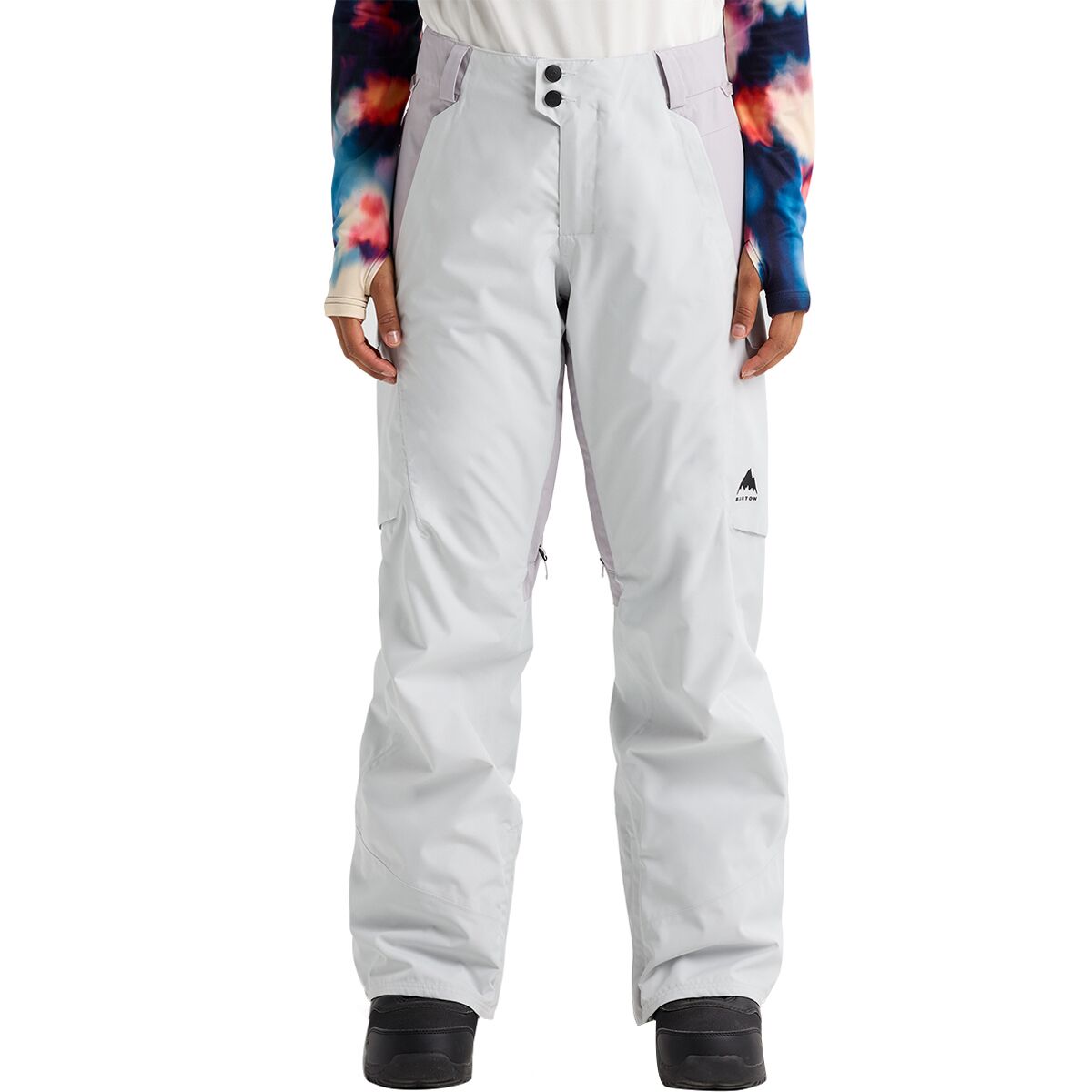 Burton Burton Women's Reserve 2L Pant in Gray Cloud / Washed Lavender - Size: XL/Regular - $115.47 at Steep and Cheap
