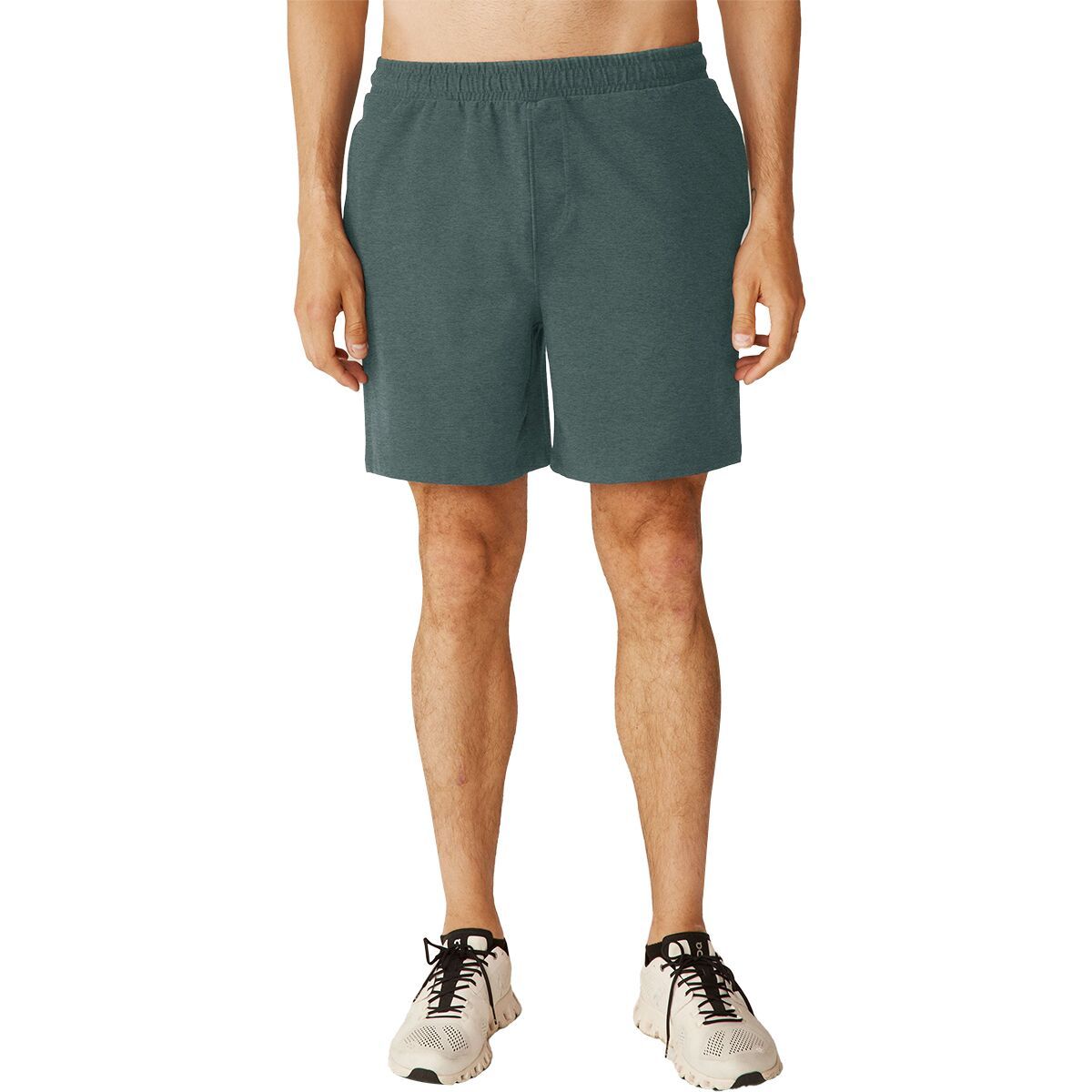 Beyond Yoga Men's Take It Easy Short in Maple Heather - Size: Small