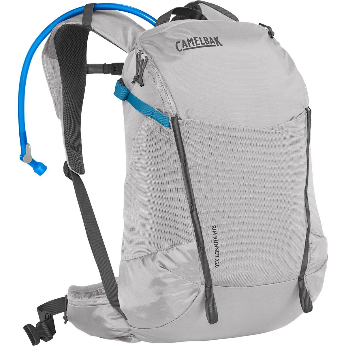CamelBak Women's Rim Runner X20 70oz Hydration Backpack in Cabernet / Cool Grey