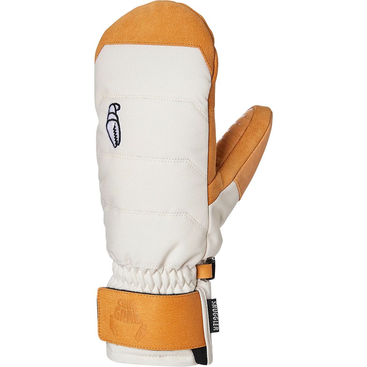 Crab Grab Women's Snuggler Mitten in Coral - Size: Large