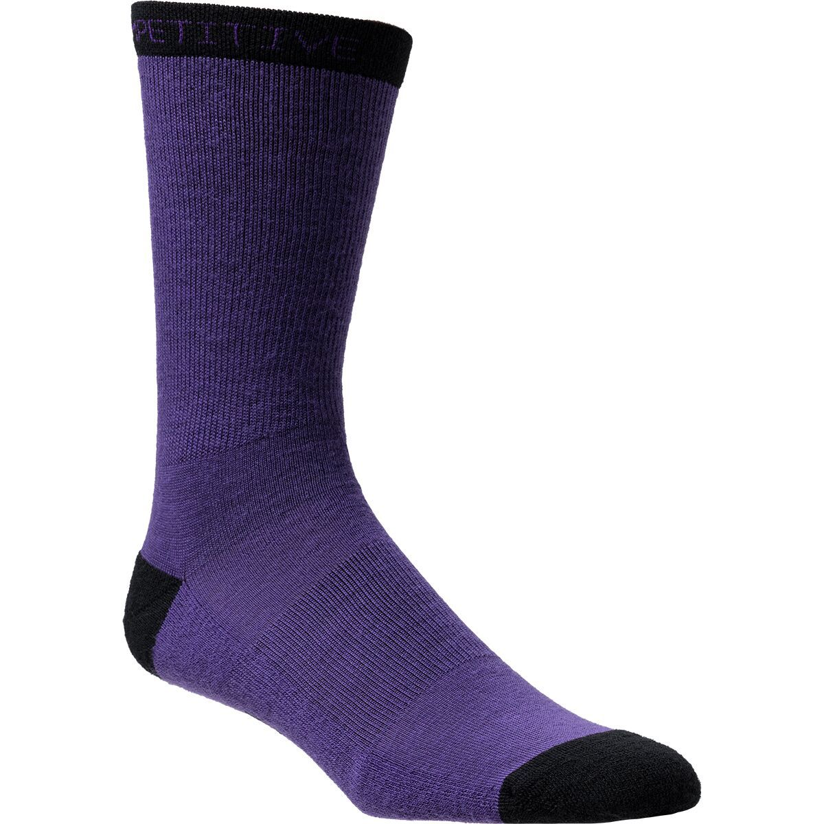 Competitive Cyclist Wool Sock in Violet - Size: Large