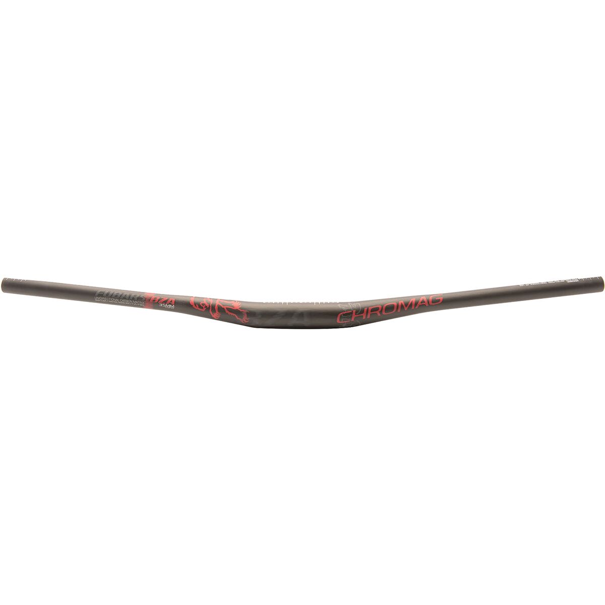 Chromag BZA Handlebar in Black / Red - Size: 15mm x 800mm