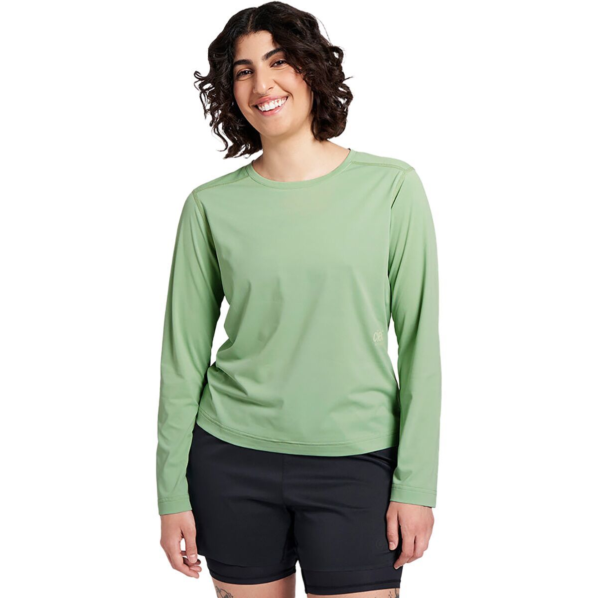 Ciele Athletics Women's DLYLong-Sleeve Shirt in Spruce - Size: Medium