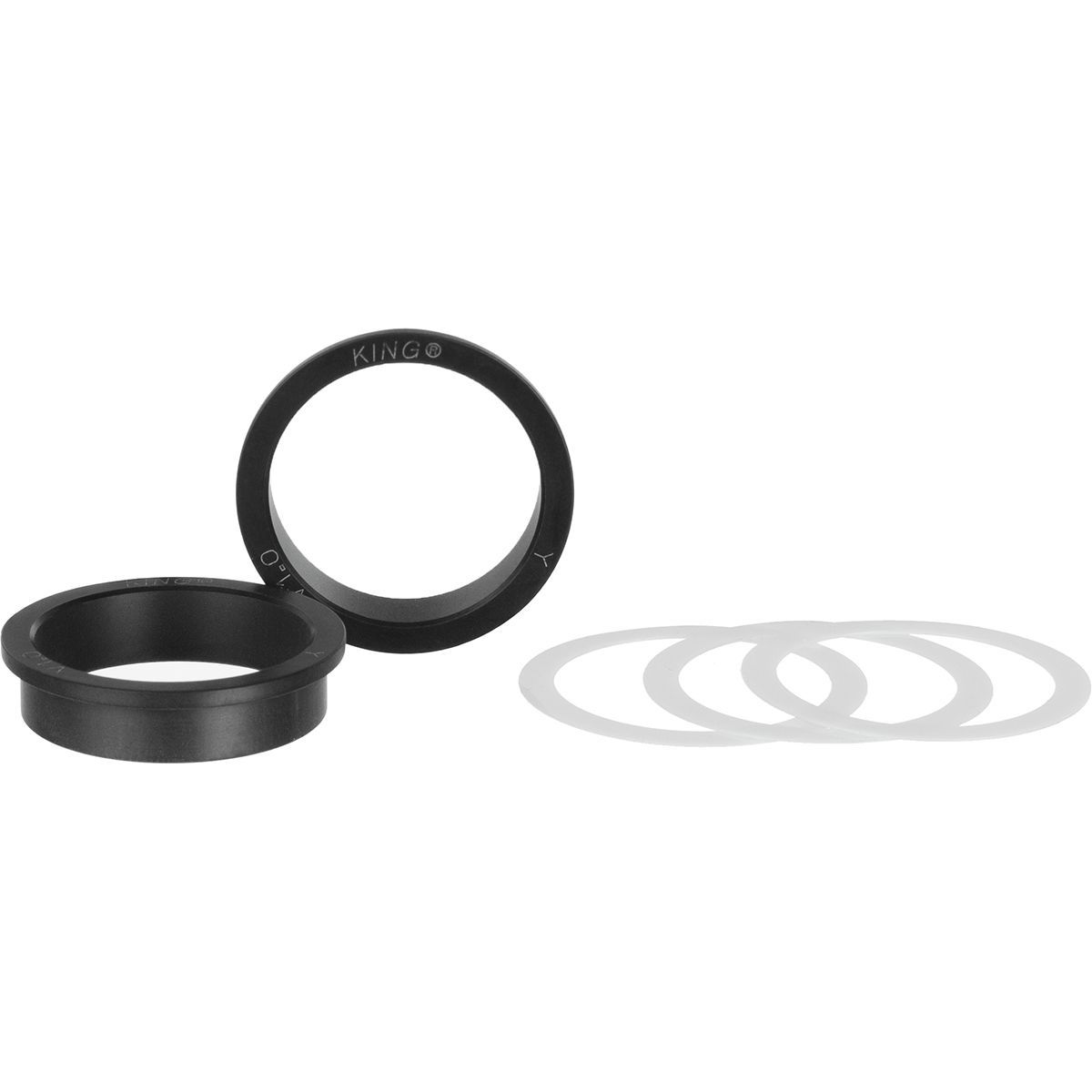 Chris King BB Conversion Kit #27 in Black - Size: threadfit t47-30x - 68mm wide road